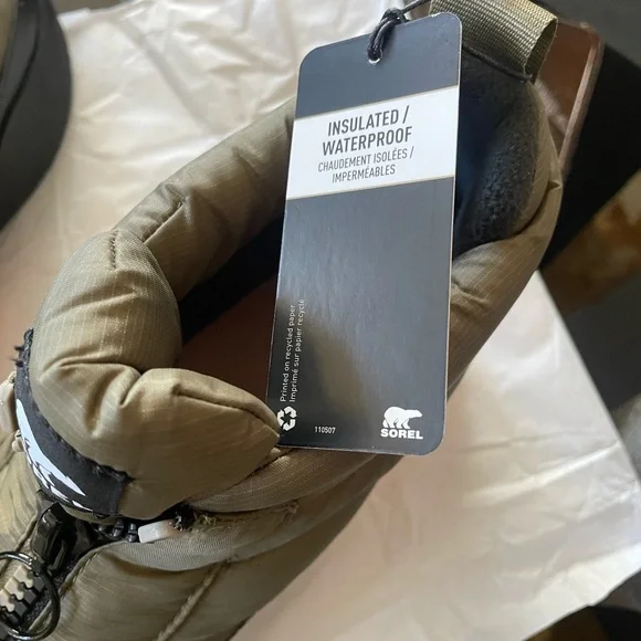 Sorel Khaki and Black Insulated Footwear - Picture 3 of 7